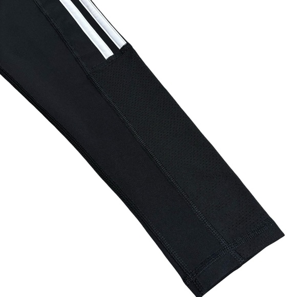 Adidas Women's Lightweight High Rise 3-Stripe Mesh 7/8 Leggings, size Small - Picture 5 of 11